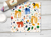 Animal Zoo Adhesive Vinyl 1244